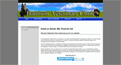 Desktop Screenshot of harrisonvet.com